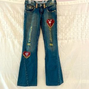 Bolufe TM Jeans bedazzled flared 👖